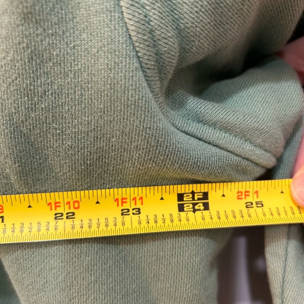 Vineyard Vines Sage Green Quarter-Zip Fleece with Navy Shoulder Yoke